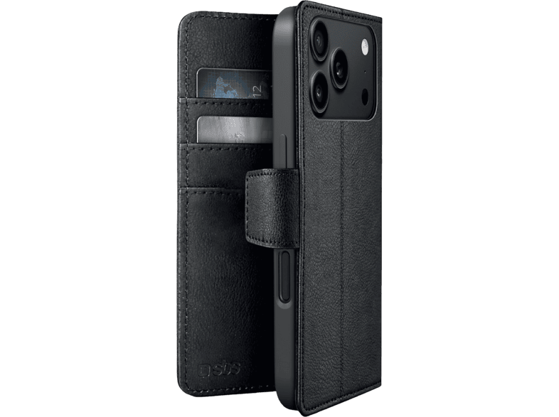 SBS Wallet Classic Mag Hoesje voor Apple iPhone 18 Pro Zwart