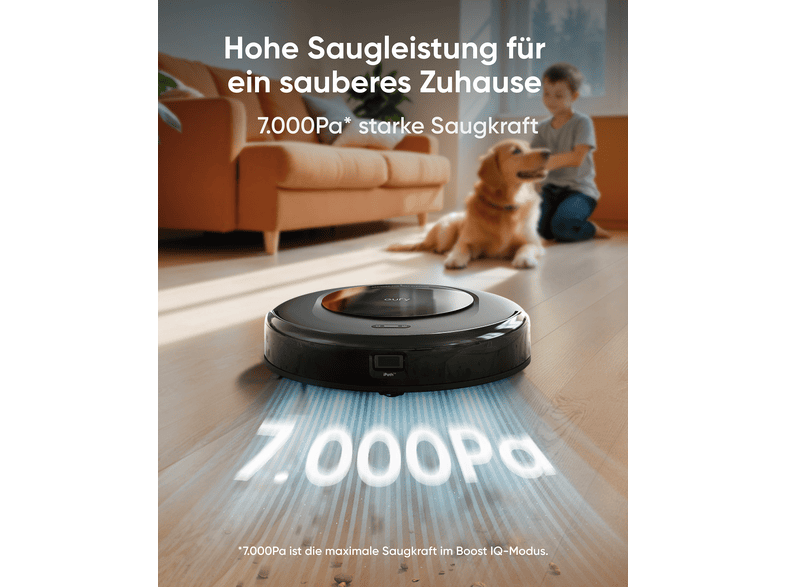 Anker Eufy Omni C20 Saug- und Wischroboter (Schwarz, Laufzeit: bis zu 121 min., mit Absaugstation) — Foto 2 von 5