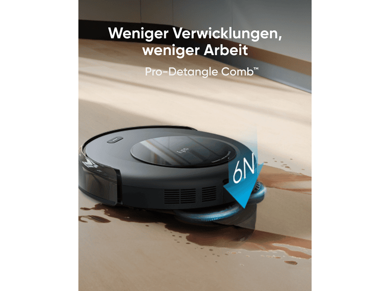 Anker Eufy Omni C20 Saug- und Wischroboter (Schwarz, Laufzeit: bis zu 121 min., mit Absaugstation) — Foto 4 von 5
