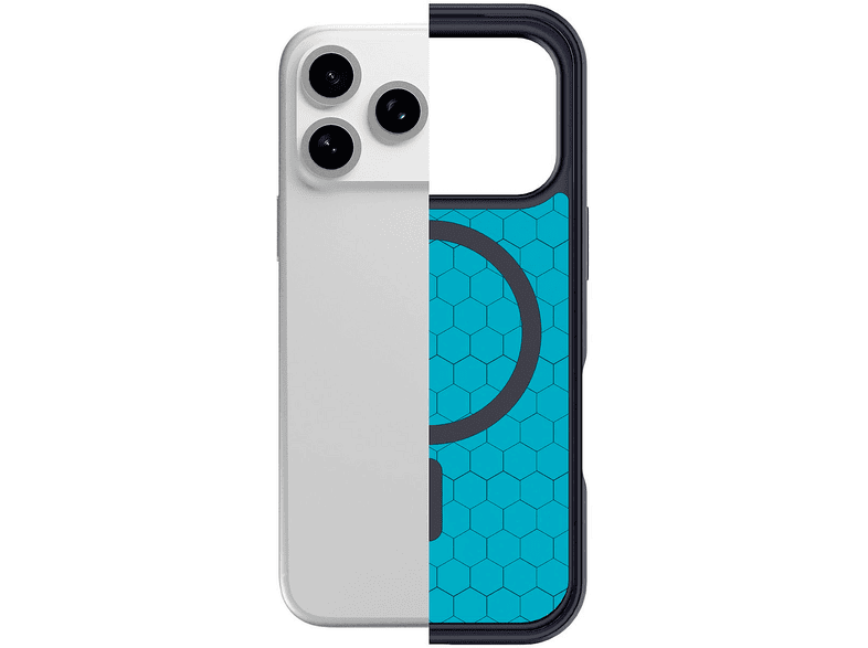 Funda móvil - CellularLine Icy Mag, Para Apple iPhone 18 Pro Max, Disipación de calor, MagSafe, Carga inalámbrica, Negro