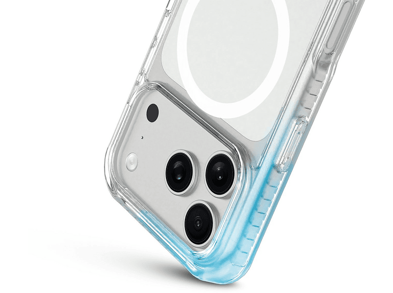 Funda móvil - CellularLine Ultra Strong Mag, Para Apple iPhone 18 Pro, MagSafe, Carga inalámbrica, Anti impactos, Antibacteriana, Transparente