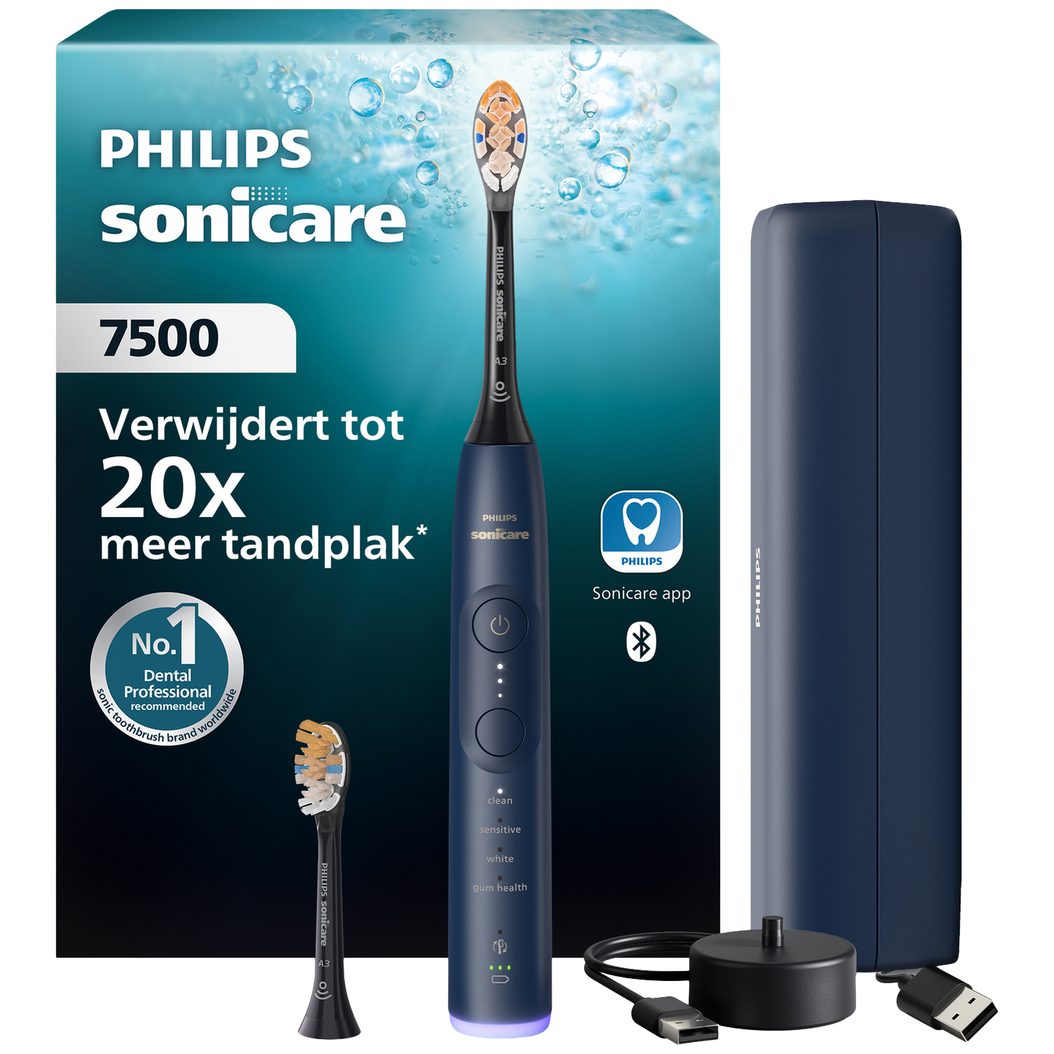 Philips Sonicare 7500 Series – Hx7423/11 Elektrische Tandenborstel Blauw