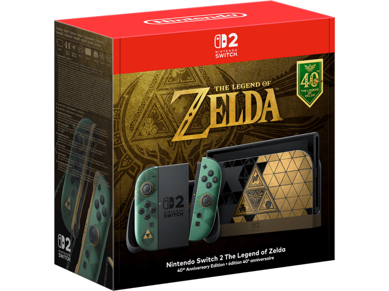 NINTENDO Switch 2 The Legend of Zelda – Edition zum 40. Jubiläum Konsole