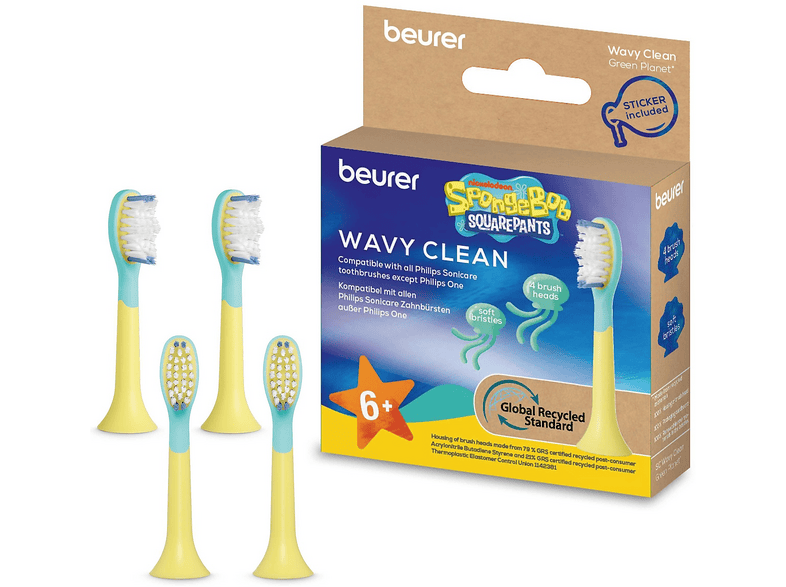 Testine per spazzolino BEURER SC 11 testine Wavy Clean