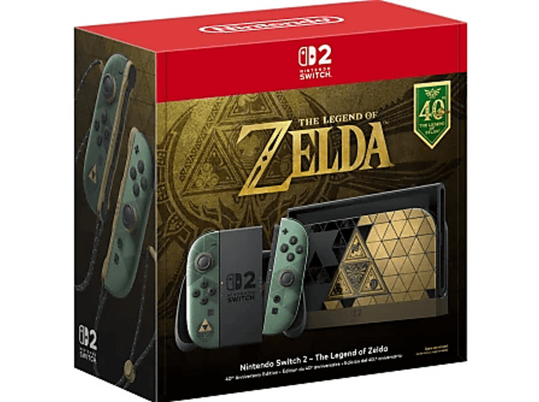 Konsola NINTENDO Switch 2 The Legend of Zelda – 40th Anniversary Edition