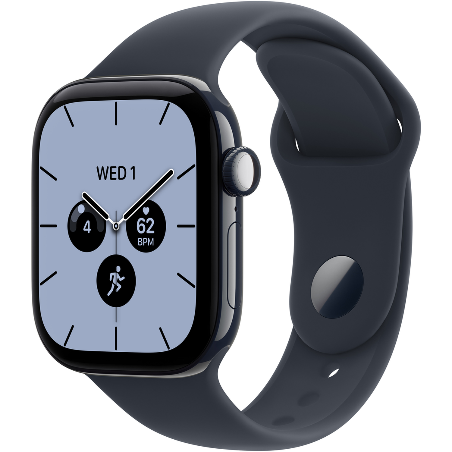 Apple Watch Series 12 GPs + Cellular 42mm - Night Blue Ceramic Case Sport Band M/l Smartwatch Navy