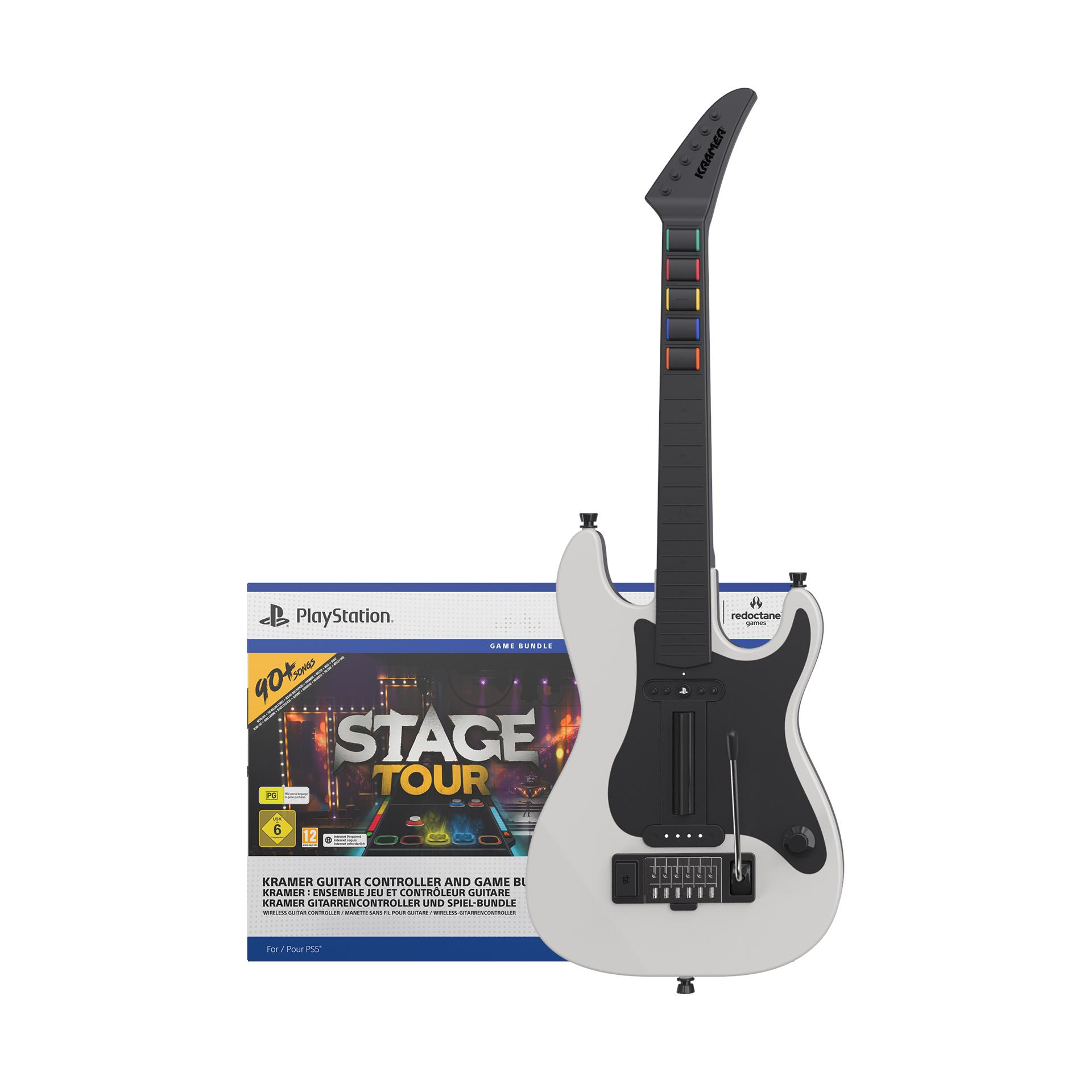 Koch Software Stage Tour Game + Kramer Guitar Controller Bundle - PS5