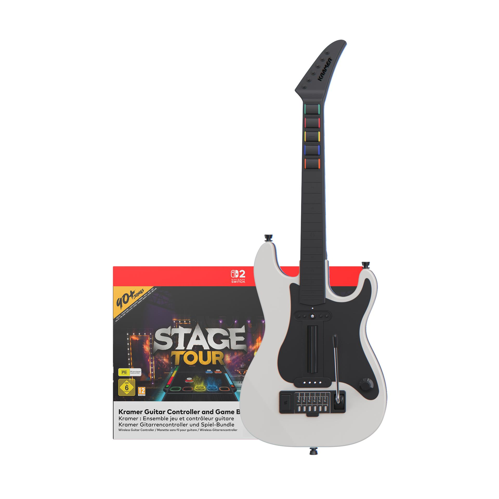 Koch Software Stage Tour Game + Kramer Guitar Controller Bundle - Switch 2 (download Code)