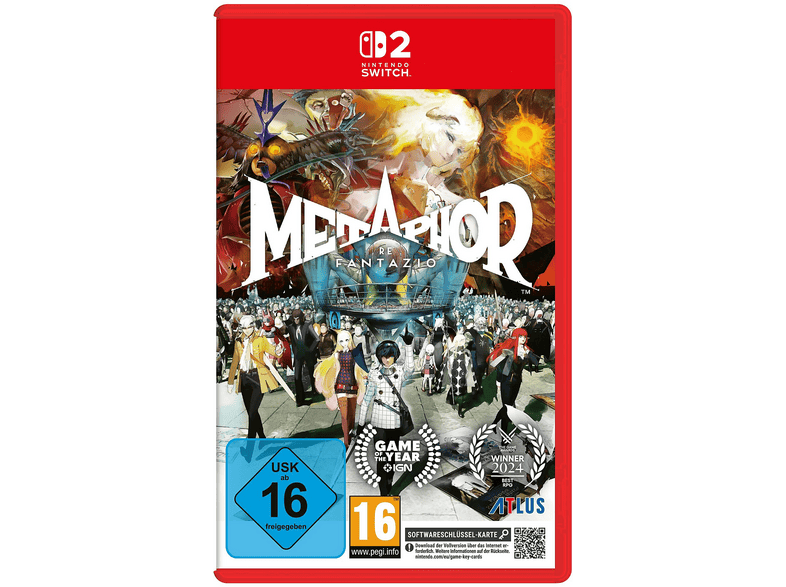 Metaphor: ReFantazio Steelbook Edition - Nintendo Switch 2 [Game key card]