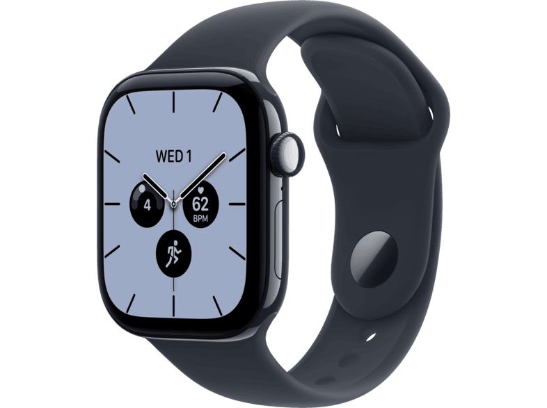 APPLE Watch Series 12 (GPS + Cellular) 42 mm Smartwatch Keramik, 130 - 180 (S/M), Night Blue Ceramic Case/Navy Sport Band
