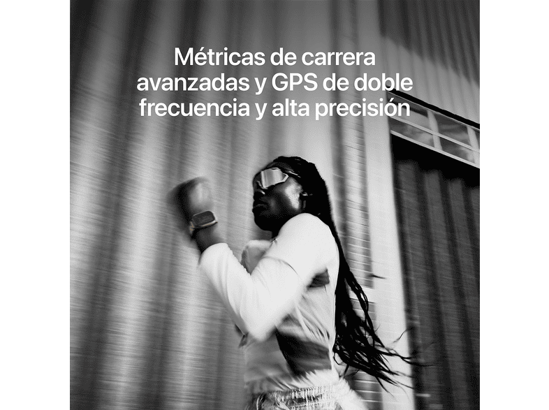Apple Watch Ultra 4 (GPS + Cellular) - Caja de titanio negro de 49 mm - Correa Loop Trail burdeos - Talla M/L – imagen 3