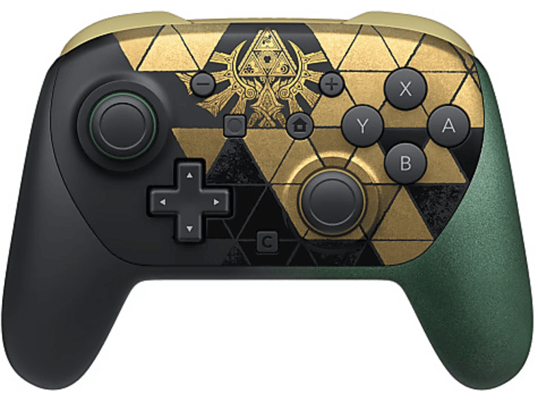Kontroler bezprzewodowy NINTENDO Switch 2 Pro Controller The Legend of Zelda: Ocarina Time Zielono-złoty