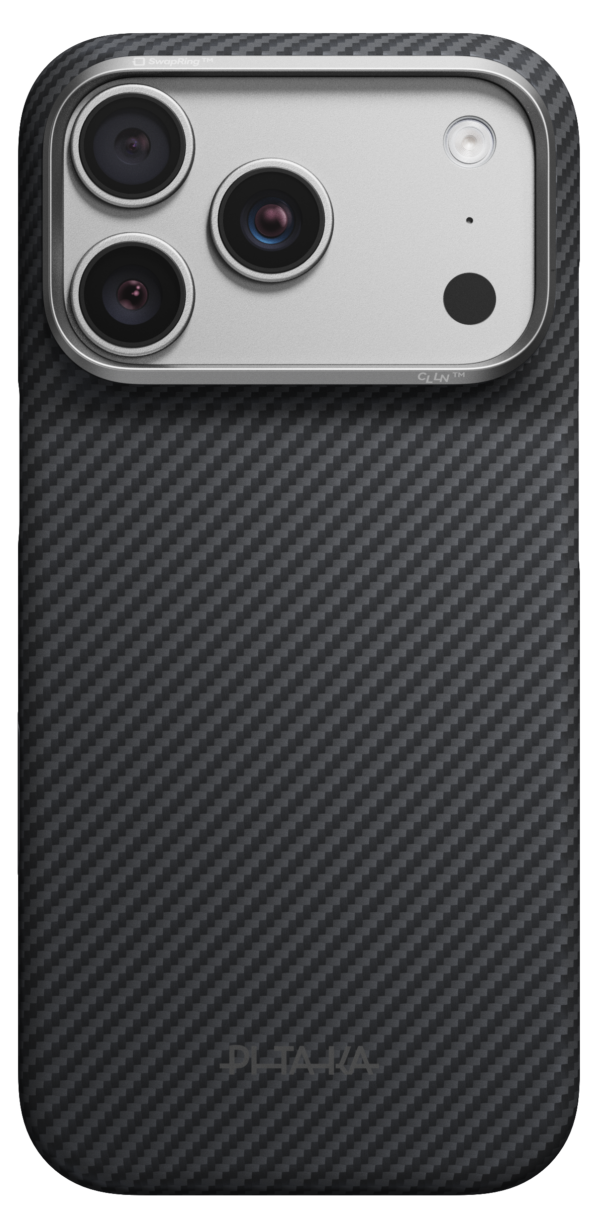 PITAKA Classic Edge Case iPhone 18 Pro telefontok, fekete-szürke (KI1801P)