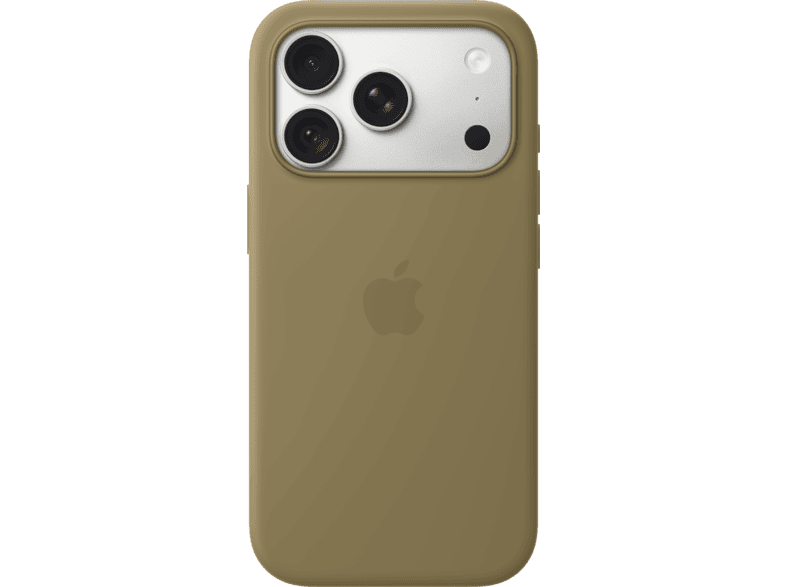 APPLE Silikon Case mit MagSafe, Backcover, Apple, iPhone 18 Pro, Olive