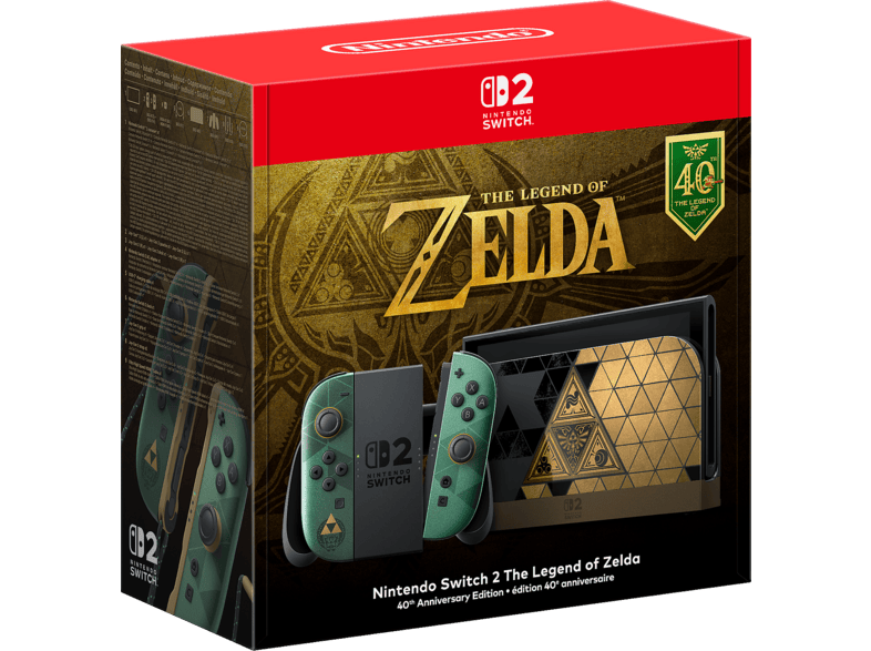Nintendo Switch 2 The Legend of Zelda 40th Anniversary Edition