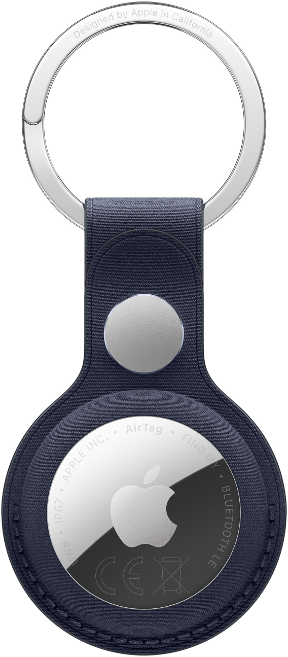 APPLE AirTag FineWoven-szövetkulcstartó – tengerészkék (MKG34ZM/A)
