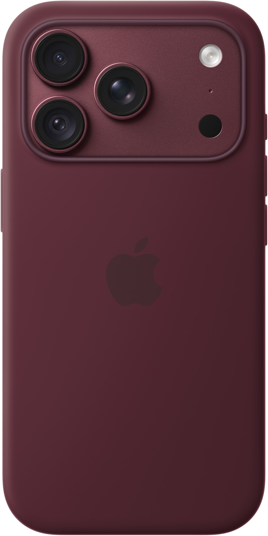 APPLE MagSafe-rögzítésű iPhone 18 Pro Max-szilikontok – burgundi (MK914ZM/A)