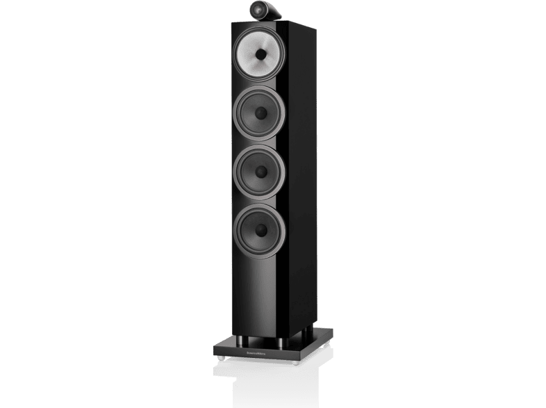 Bowers & Wilkins 702 S3 High-Performance Standlautsprecher der 700 Serie (Stück), Glanzschwarz