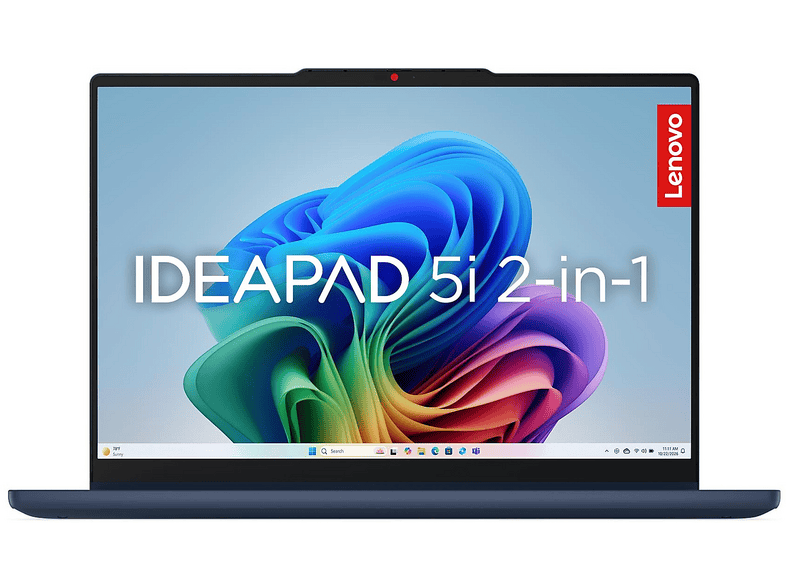 LENOVO IdeaPad 5a 2-in-1 NOTEBOOK, 14 ", processore AMD Ryzen 7 250, Radeon™ Onboard Graphics, RAM 16 GB, 512 GB SSD, Blue, Windows 11 Home