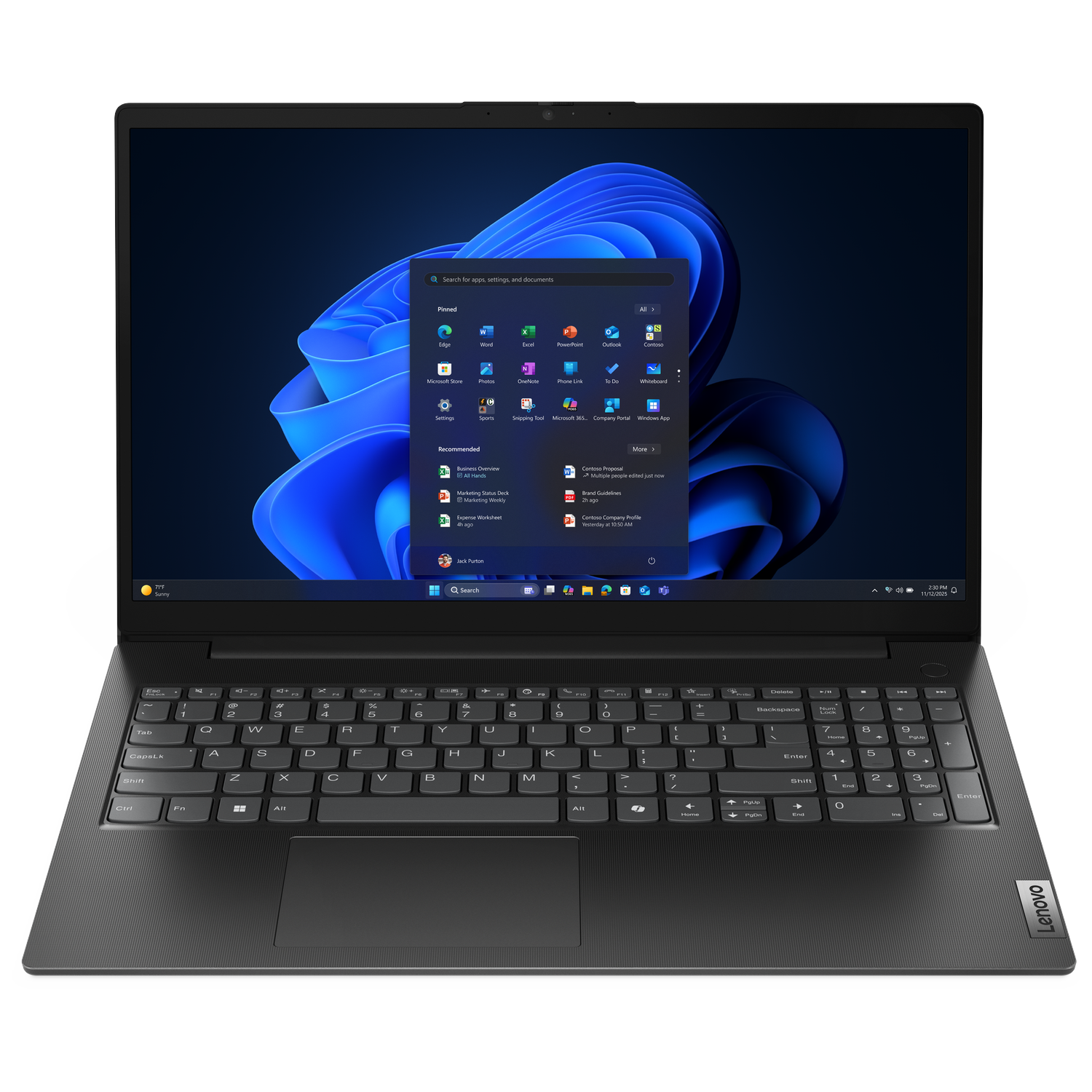 LENOVO V15 G6 ARP - 15.6 inch - AMD Ryzen 5 150 - 16 GB - 512 GB - Windows 11 Pro