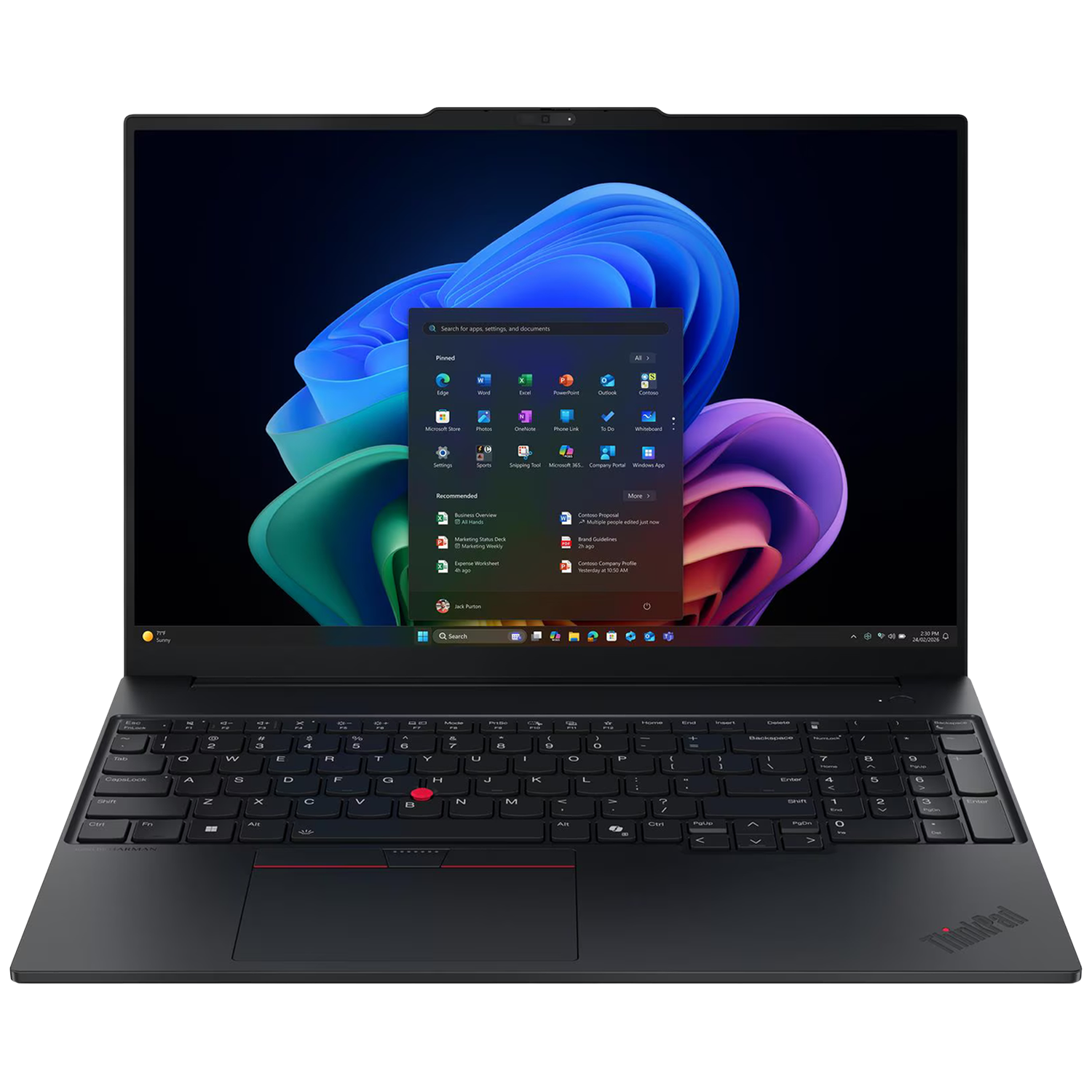 LENOVO ThinkPad E16 Gen 3 (Intel) - 16 inch - Intel Core Ultra 7 258V - 32 GB - 512 GB - Windows 11 Pro