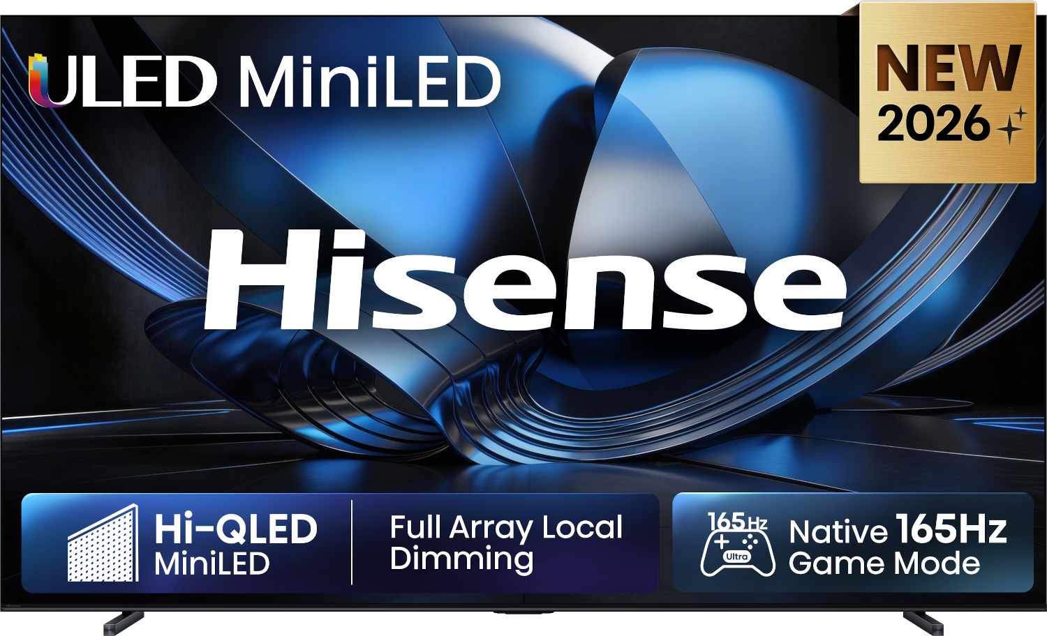 HISENSE 100U7SE - Ultra HD 4K - Mini-led-tv - 100 inch - 2026