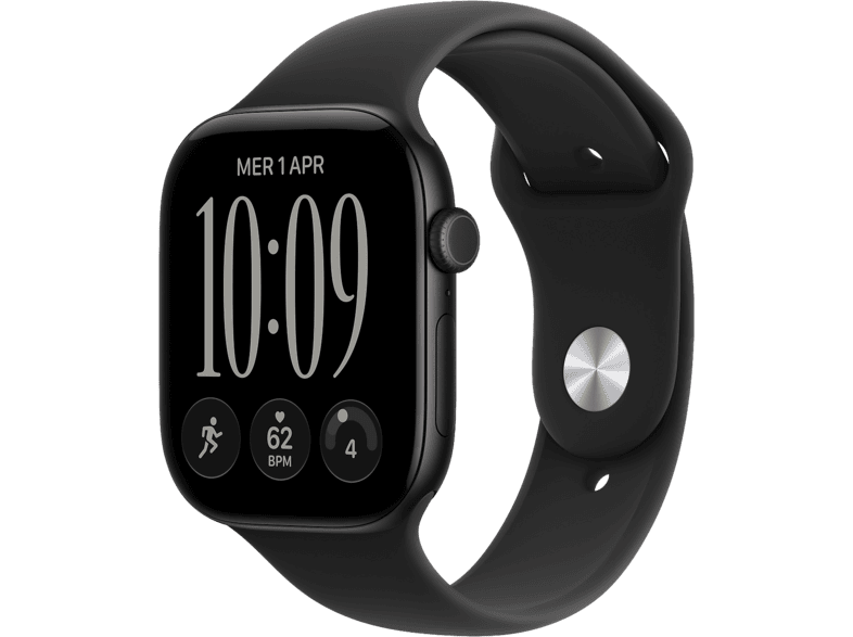 APPLE Watch Series 12 GPS + Cellular, Cassa 46mm in Alluminio nero con Cinturino Sport - M/L