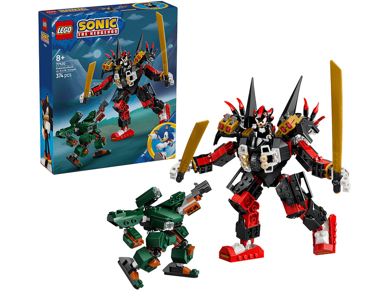 COSTRUZIONI LEGO Sonic the Hedgehog™ Mech di Shadow contro GUN Trooper - 77120