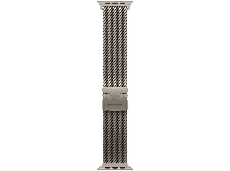 Bransoleta mediolańska z tytanu APPLE do koperty 49 mm – rozmiar M Naturalny tytan MK0D4ZM/A