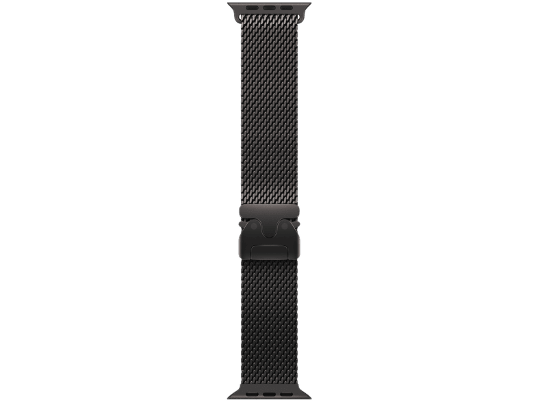 Bransoleta mediolańska z tytanu APPLE do koperty 49 mm – rozmiar L Czarny MK0Q4ZM/A