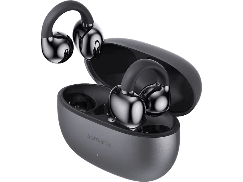 4SMARTS SkyBuds Clip, Open-ear True Wireless Kopfhörer Bluetooth Schwarz/Space Grau