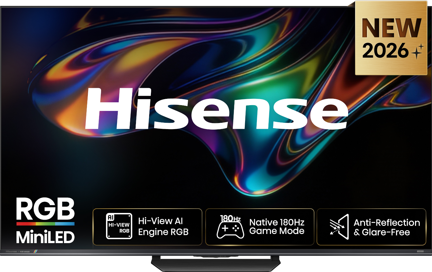HISENSE 75UR8S - Ultra HD 4K - Mini-led-tv - 75 inch - 2026