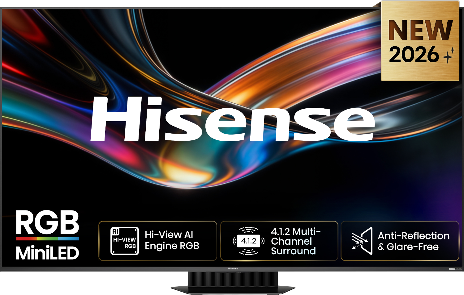 HISENSE 65UR9S - Ultra HD 4K - Mini-led-tv - 65 inch - 2026