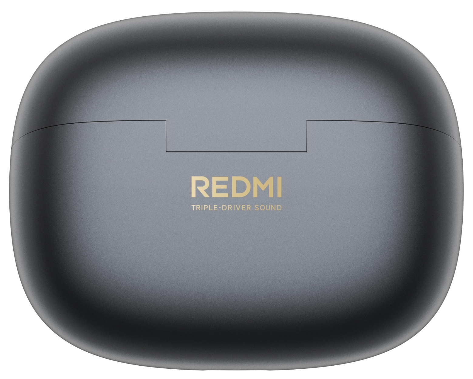 Altın rengi yazılı koyu gri Redmi şarj kutusu.