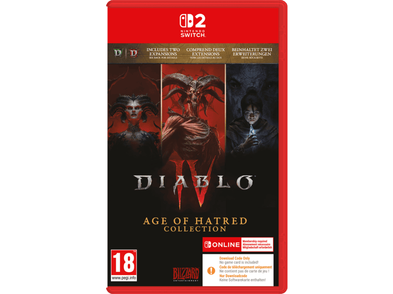 Diablo IV Age of Hatred Collection - Nintendo Switch 2 [Code in the box]