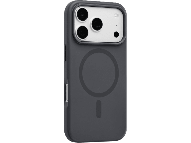 Funda móvil - Cellularline Aura Mag, Para Apple iPhone 18 Pro, MagSafe, Carga inalámbrica, Negro