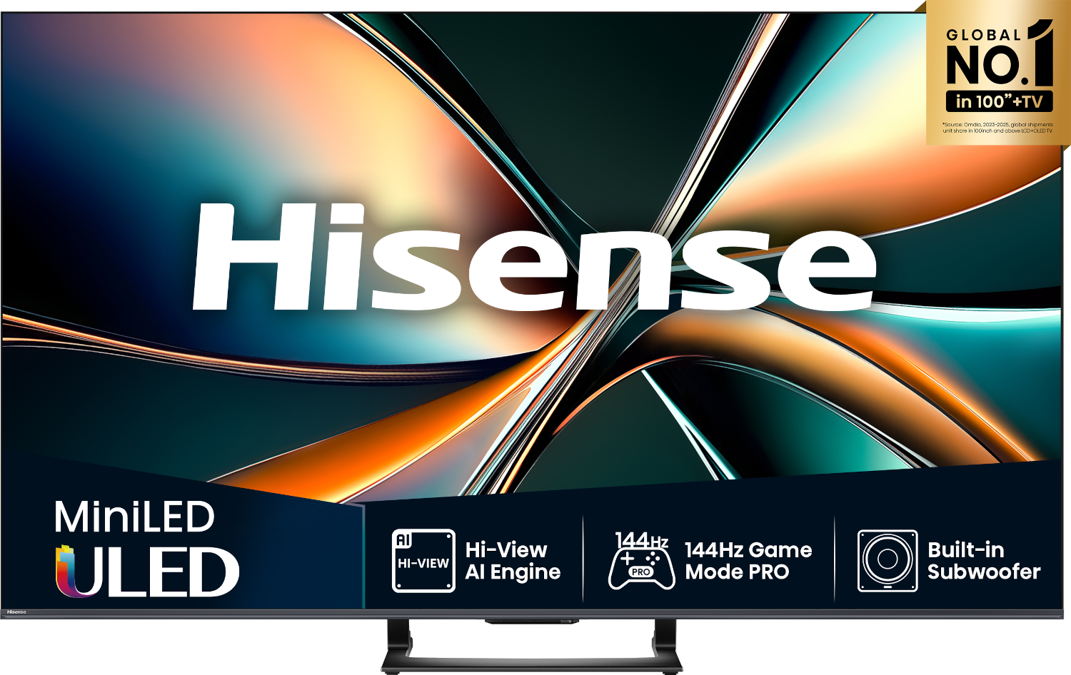 HISENSE 65U72Q - Ultra HD 4K - Mini-led-tv - 65 inch - 2025