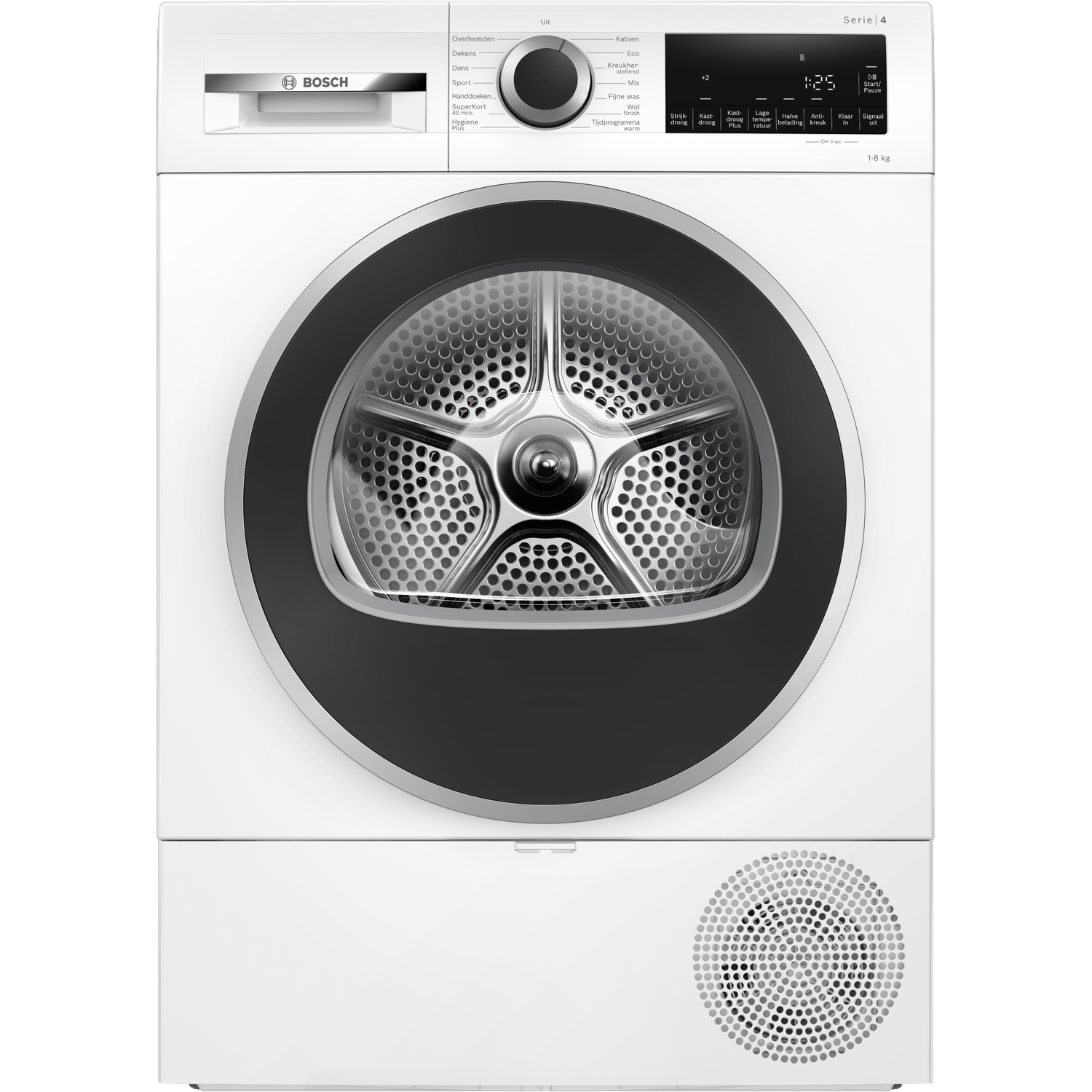 BOSCH WQA23305NL - 8 kg - 62 dB - Energielabel C Warmtepompdroger