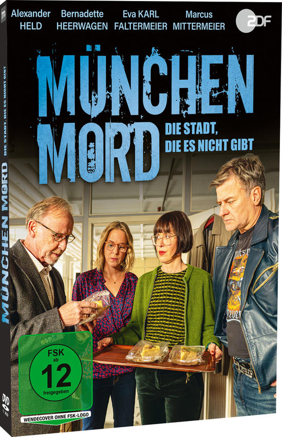 DVD-Cover für München Mord mit vier Darstellern, die Beweise untersuchen.