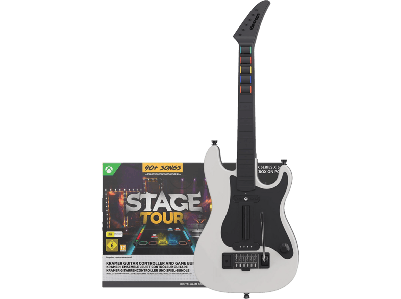 XBOX Series X S & Windows PC Juego Stage Tour + Paquete Controlador de Guitarra Kramer