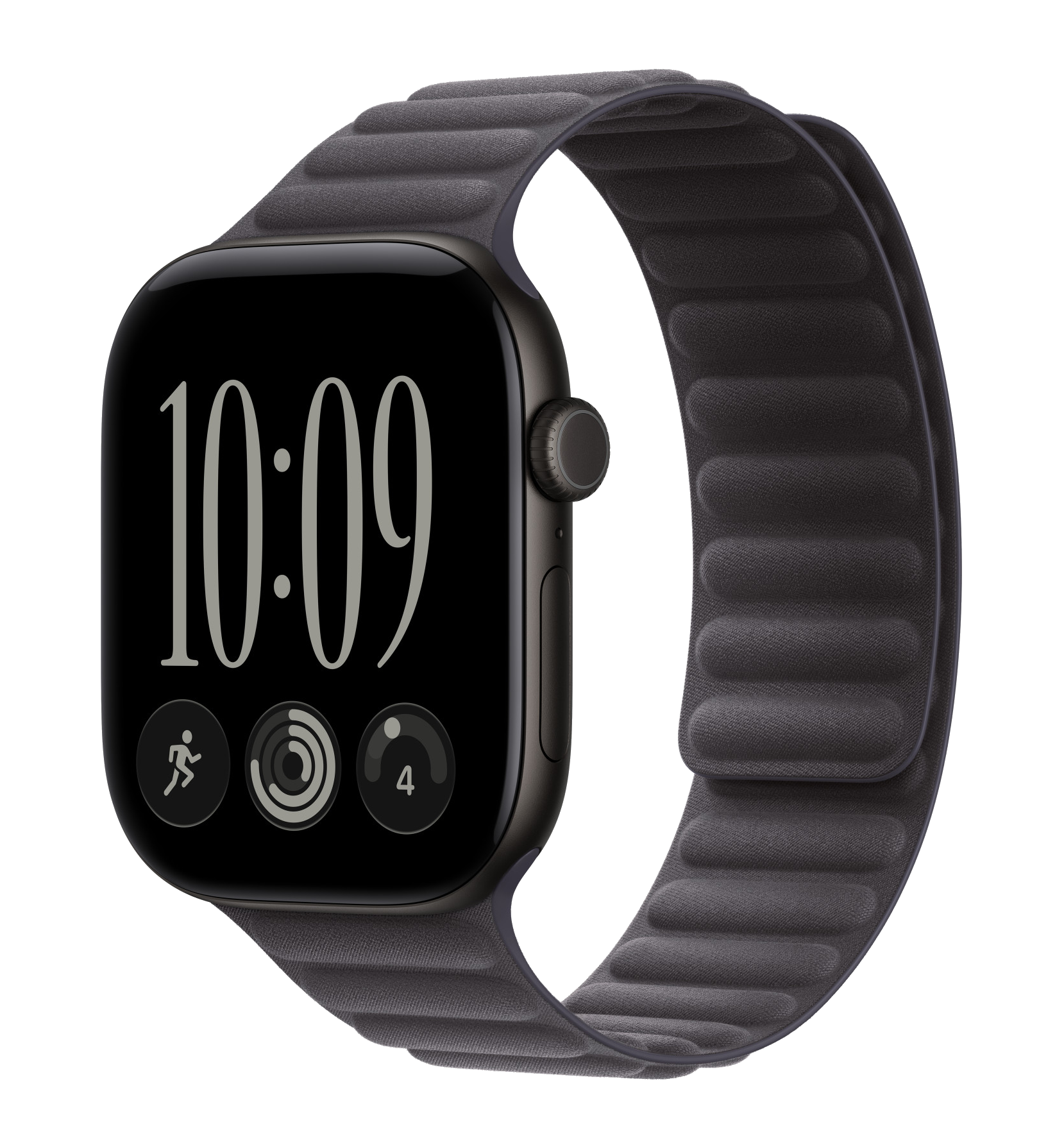 Karbowany pasek magnetyczny APPLE do koperty 46 mm – rozmiar S/M Północ MKRX4ZM/A