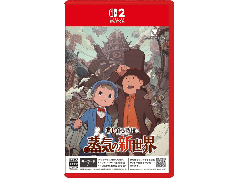 Nintendo Switch 2 Professor Layton and the New World of Steam (Game Key Card) Multi-Language (Incluye español), Imp Japón