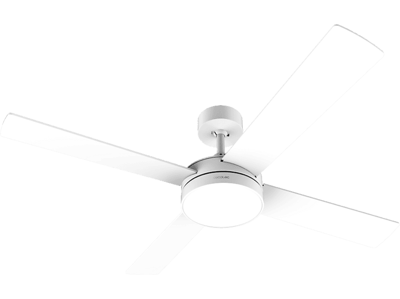 Ventilador de techo - Cecotec EnergySilence Aero 5200 White Line Expert, 65 W, 52”, LED, 3 velocidades, Mando y función Verano/Invierno, Blanco – imagen 2
