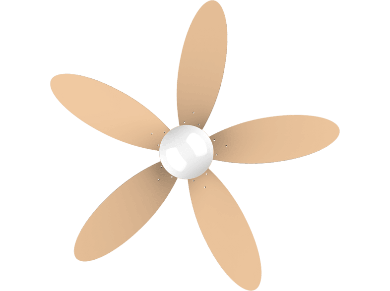 Ventilador de techo - Cecotec EnergySilence Aero 4260 Orange Expert, 40 W, Motor DC, 42”, Luz LED, 6 velocidades, Mando a distancia,