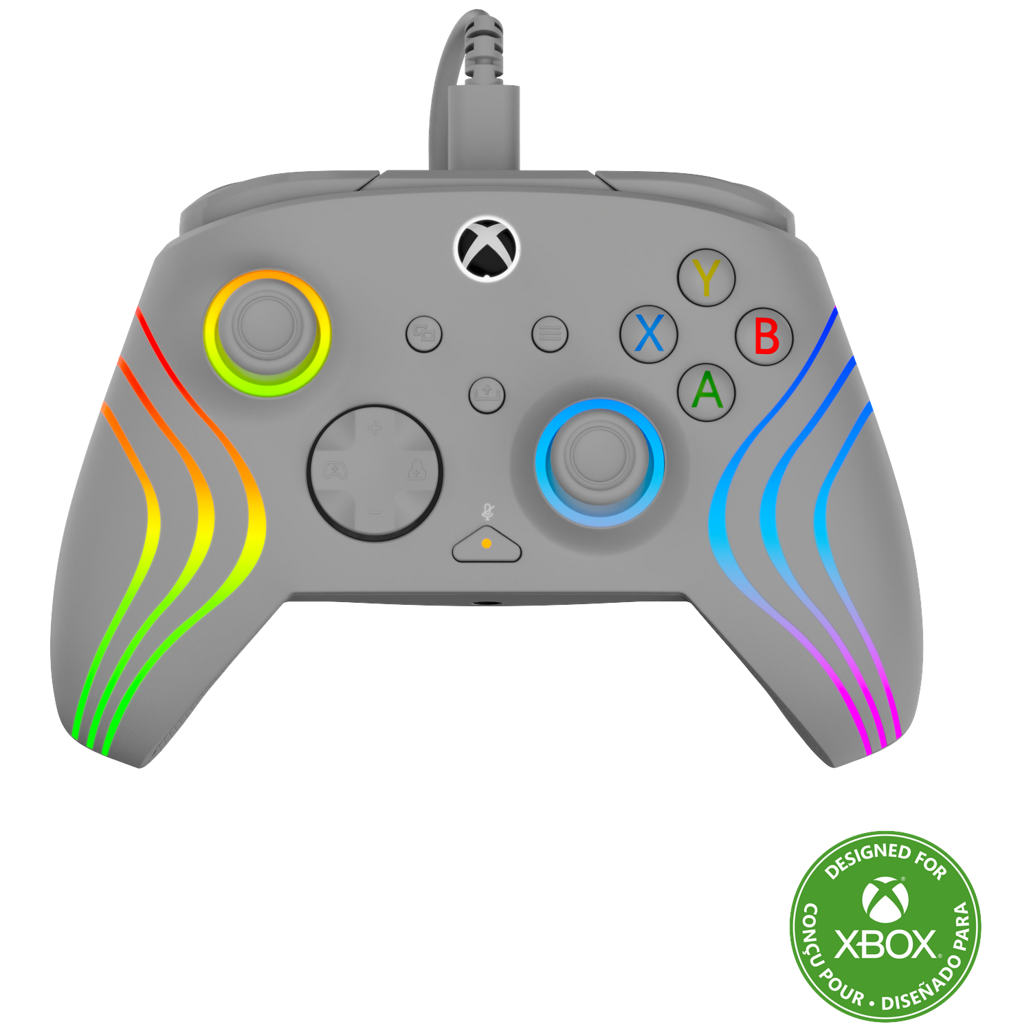 Turtle Beach Afterglow Wave Wired Controller Pc Xbox Series X S One Grey