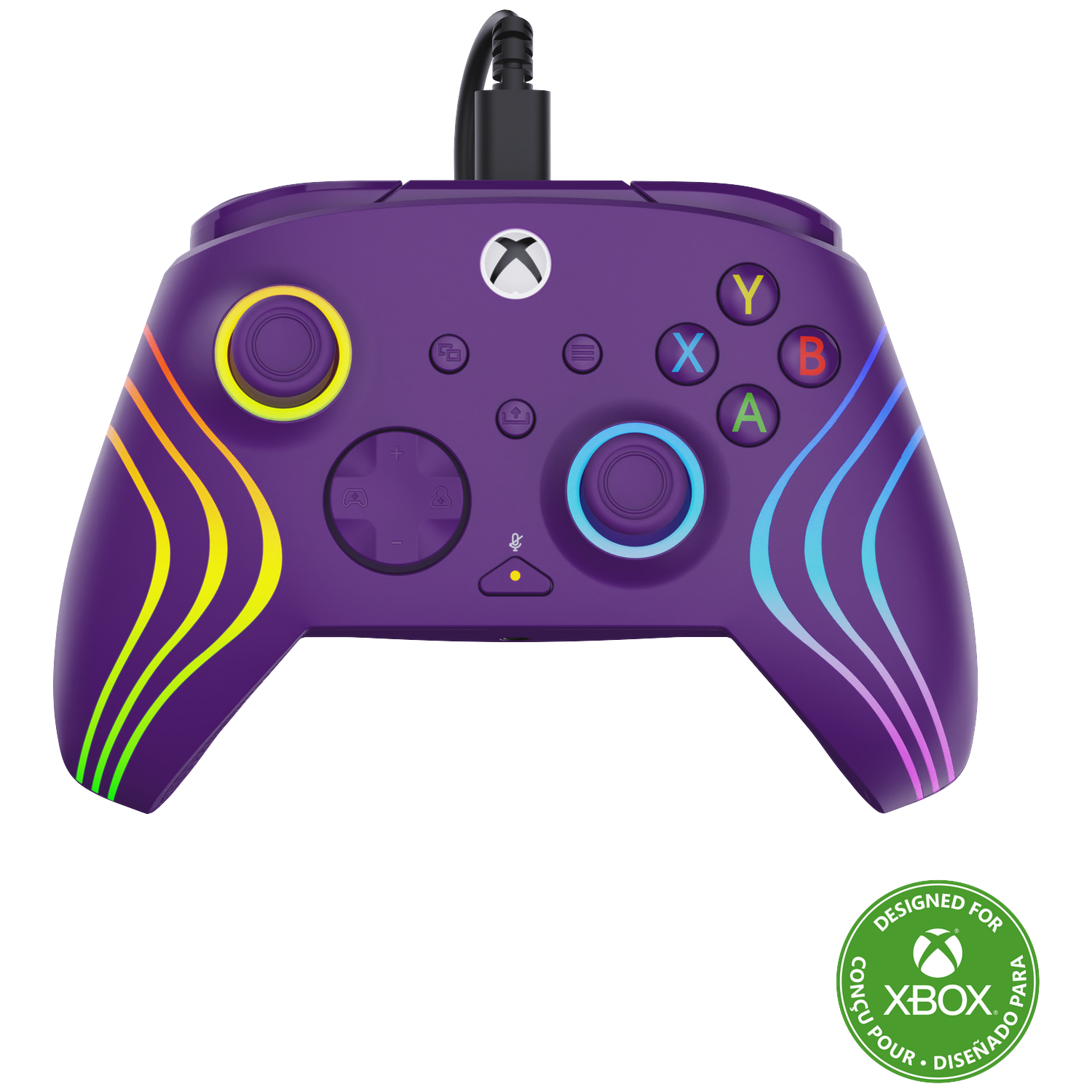 Turtle Beach Afterglow Wave Wired Controller Pc Xbox Series X S One Purple