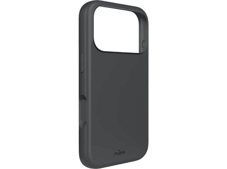 Puro Icon Mag Cover Telefoonhoesje voor Apple iPhone 18 Pro Max Zwart