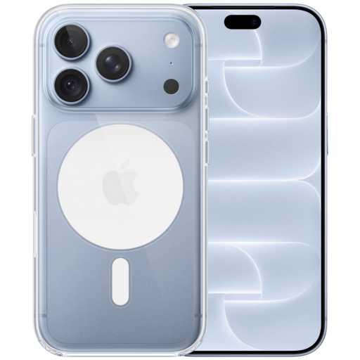 Apple iPhone 18 Pro 256 GB Glacier + Clear MagSafe Cover Bundel