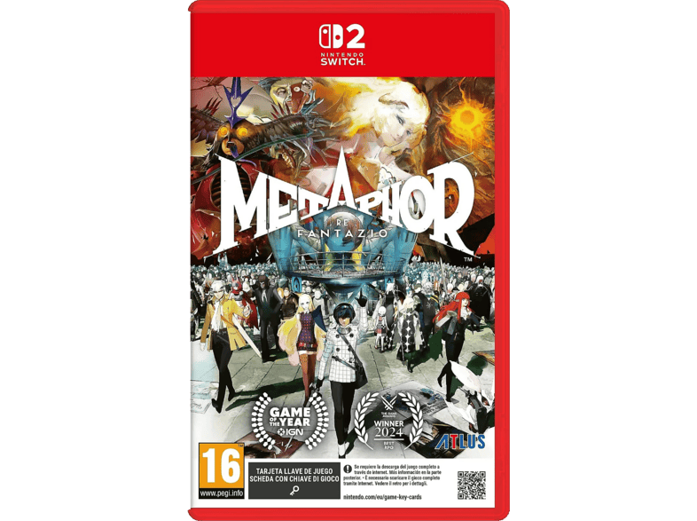 Metaphor: ReFantazio - SteelBook Edition Nintendo Switch 2 [Italienisch]