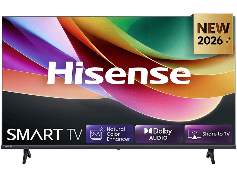 HISENSE 40A4S, Smart TV 40" FHD, 60Hz, DTS Virtual X, VIDAA OS con 1000+ APP, Game Mode, Wifi, AirPlay2, Works with Alexa, lativù